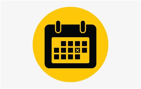 Yellow Calendar Icon